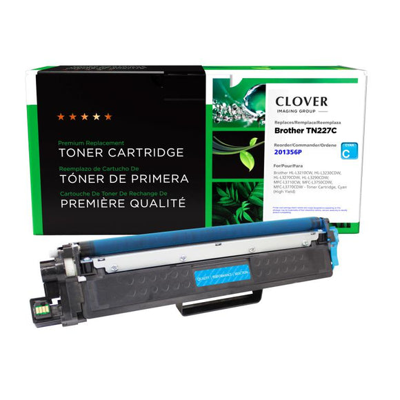 High Yield Cyan Toner Cartridge for Brother TN227