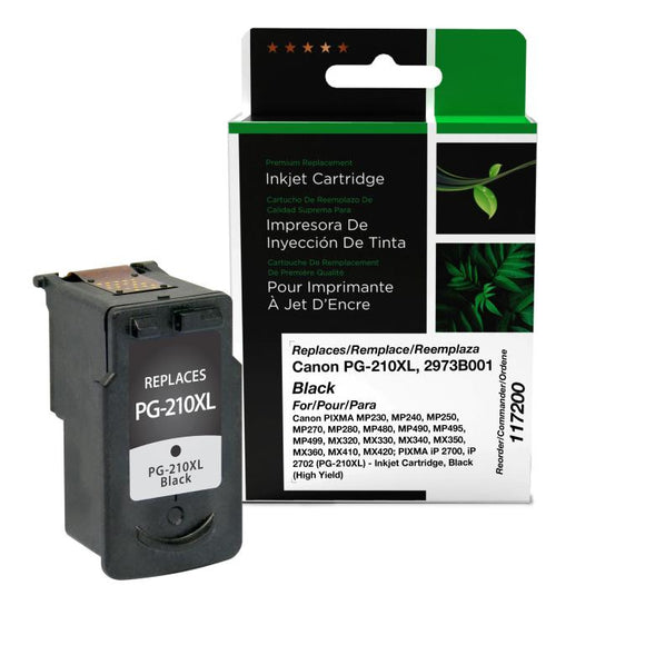 High Yield Black Ink Cartridge for Canon PG-210XL (2973B001)
