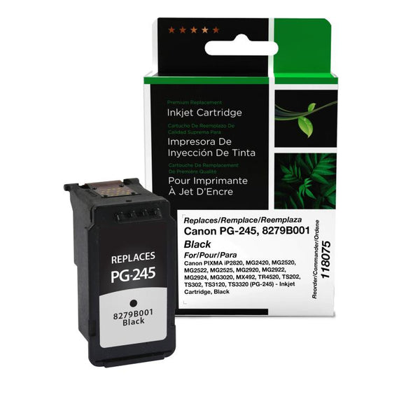 Black Ink Cartridge for Canon PG-245 (8279B001)
