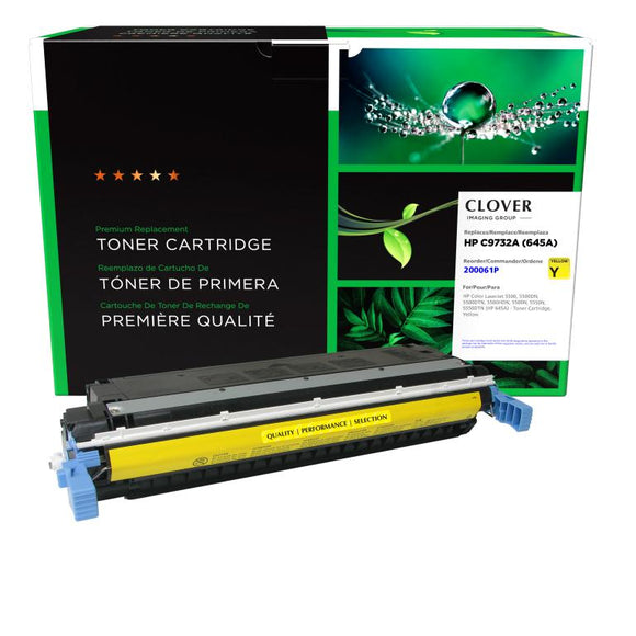 Yellow Toner Cartridge for HP 645A (C9732A)