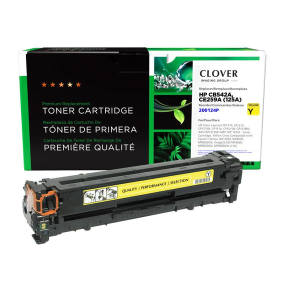 Yellow Toner Cartridge for HP 125A (CB542A)