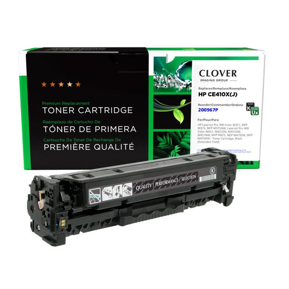 Extended Yield Black Toner Cartridge for HP CE410X