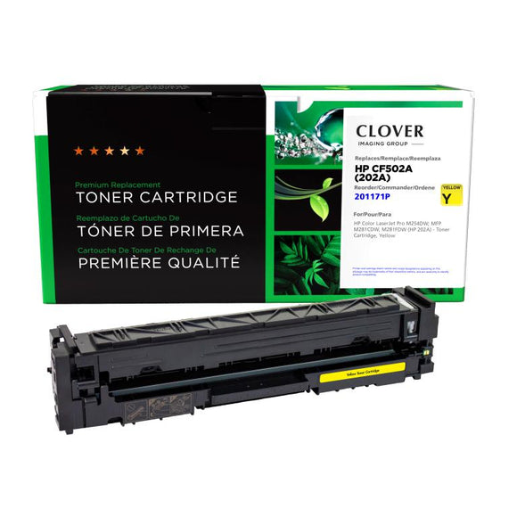 Yellow Toner Cartridge for HP 202A (CF502A)