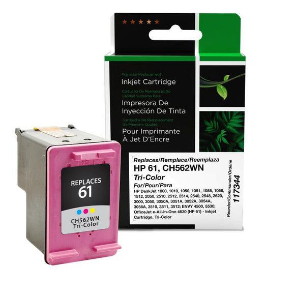 Tri-Color Ink Cartridge for HP 61 (CH562WN)
