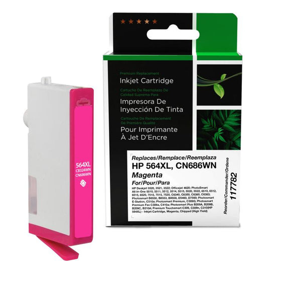 High Yield Magenta Ink Cartridge for HP 564XL (CB324WN/CN686WN)