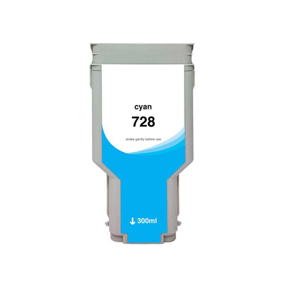 Cyan Wide Format Ink Cartridge for HP 728 (F9K17A)