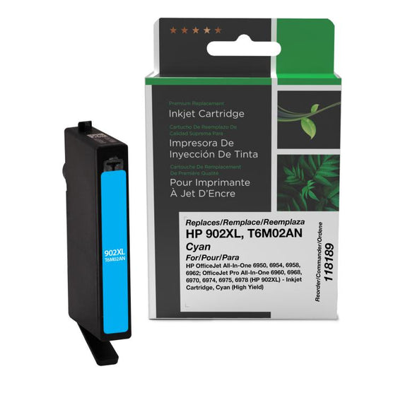 High Yield Cyan Ink Cartridge for HP 902XL (T6M02AN)