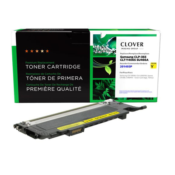 Yellow Toner Cartridge for Samsung CLT-Y406S