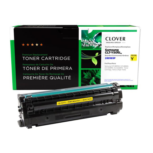 High Yield Yellow Toner Cartridge for Samsung CLT-Y506L/CLT-Y506S