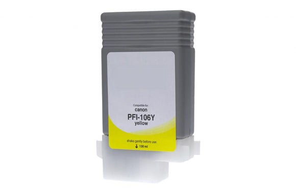 Yellow Wide Format Ink Cartridge for Canon PFI-106 (6624B001AA)
