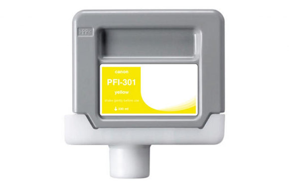 Yellow Wide Format Ink Cartridge for Canon PFI-301 (1489B001AA)