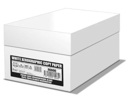 Xerographic Paper - 8 1/2 x 11, 20 lb, White, NSN 7530-01-398